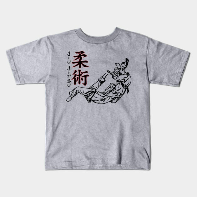 jiu jitsu Kids T-Shirt by TeeGo